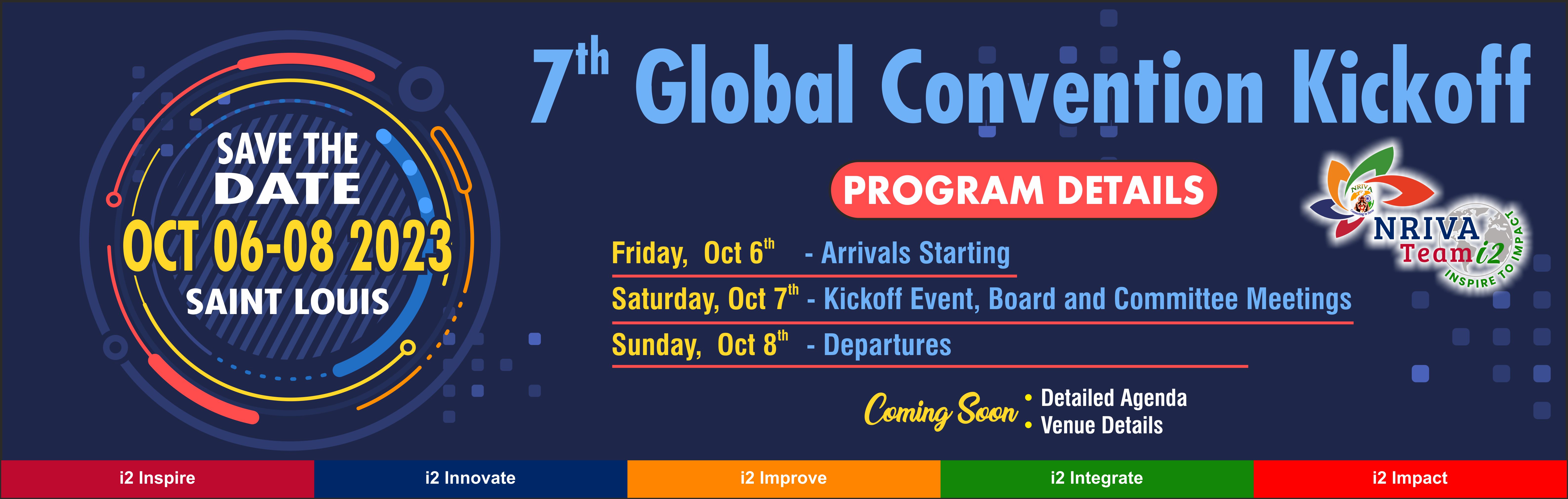 7th Global Convention Kickoff